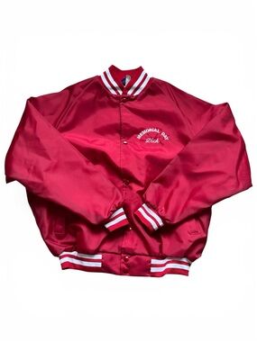 vintage 80s bomber jacket “memorial day, Dick”